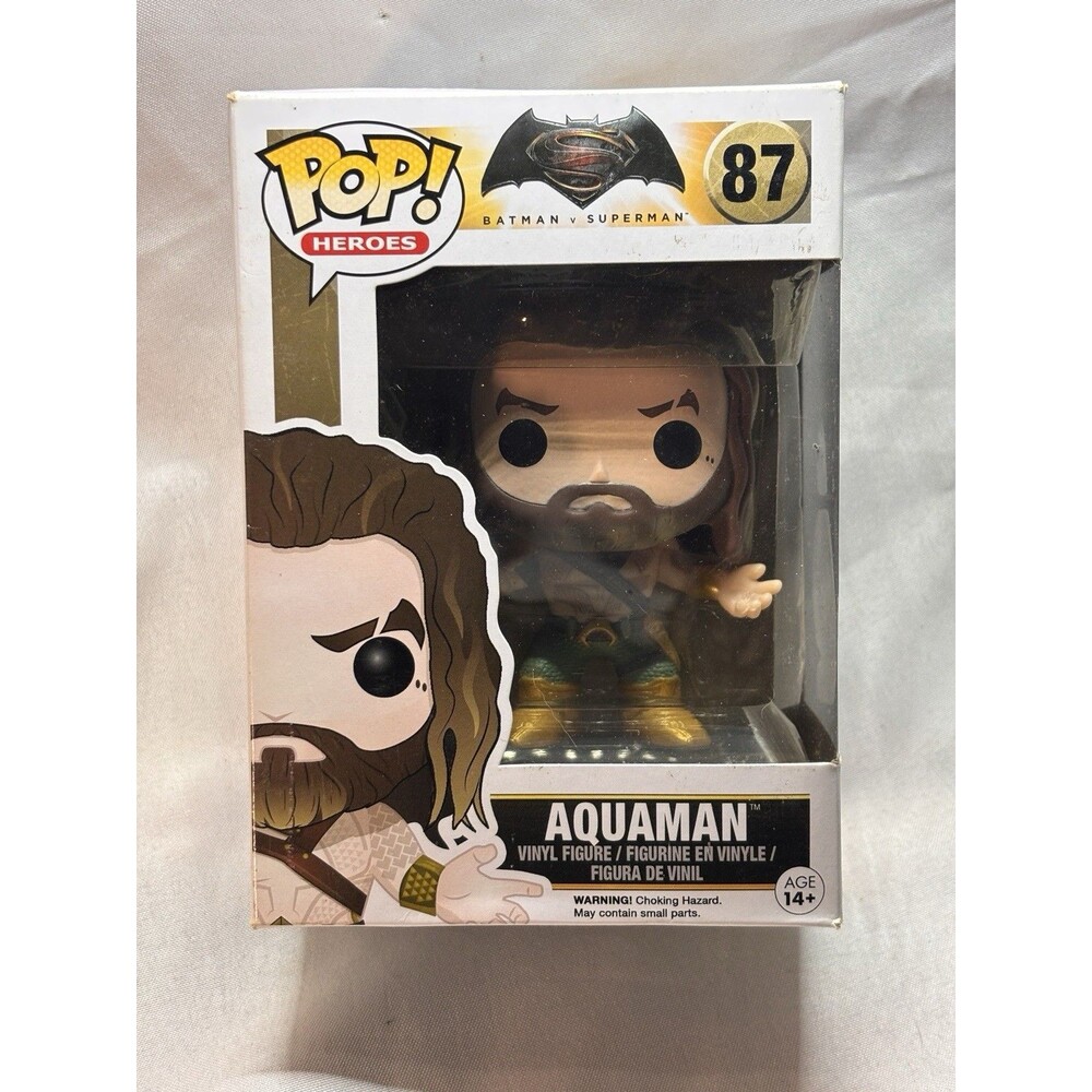 JASON MOMOA AQUAMAN BATMAN SUPERMAN #87 DC FUNKO POP